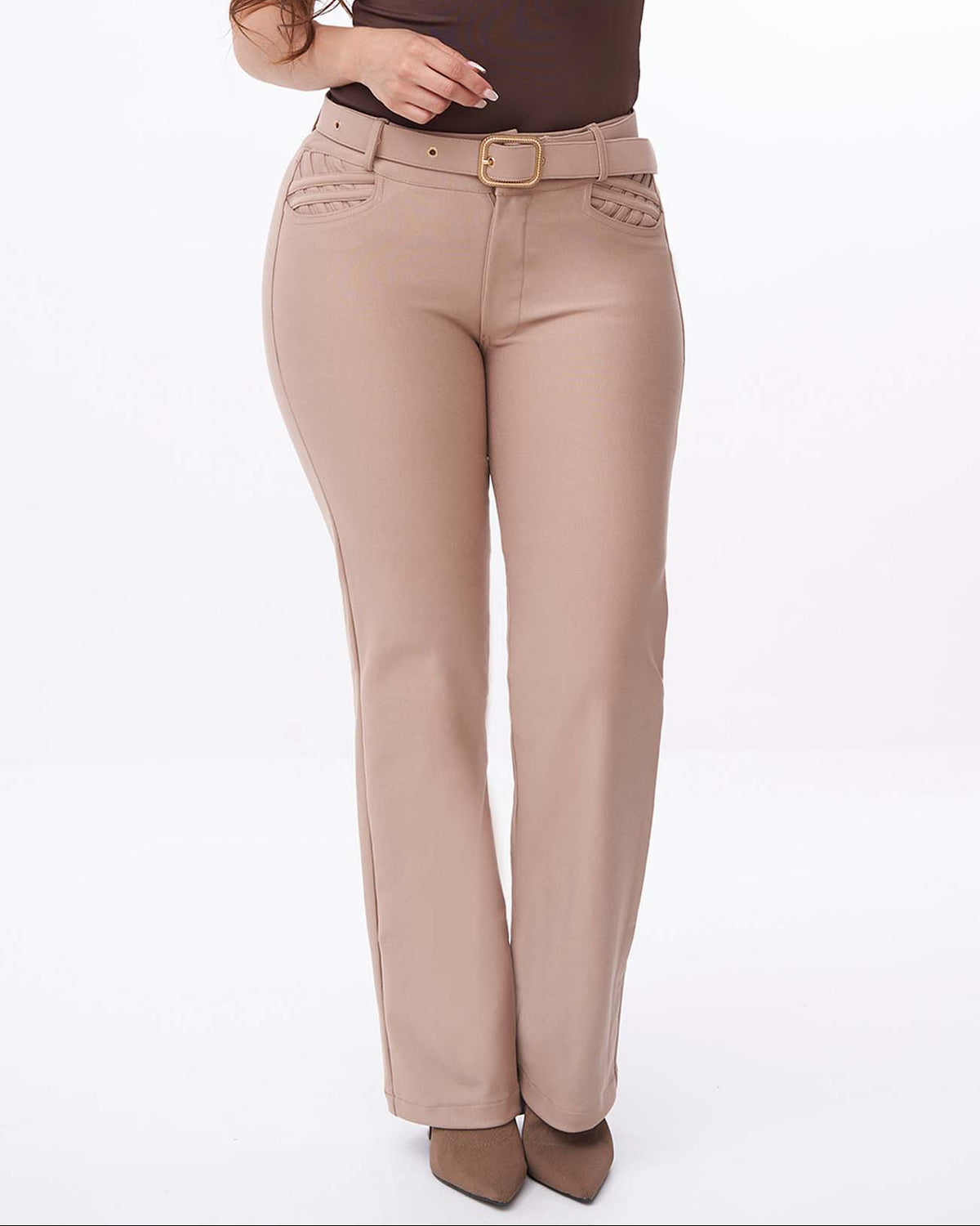 Pantalón en Pontiroma con vista esterillada
