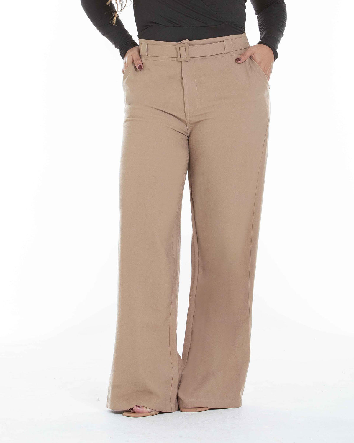 Pantalón fluido bota ancha Plus Size