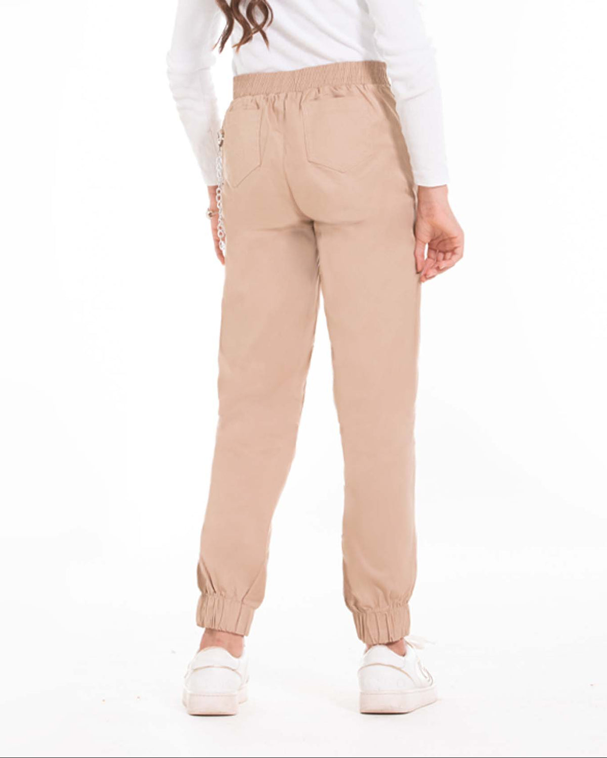 Pantalón niñas jogger con cadena
